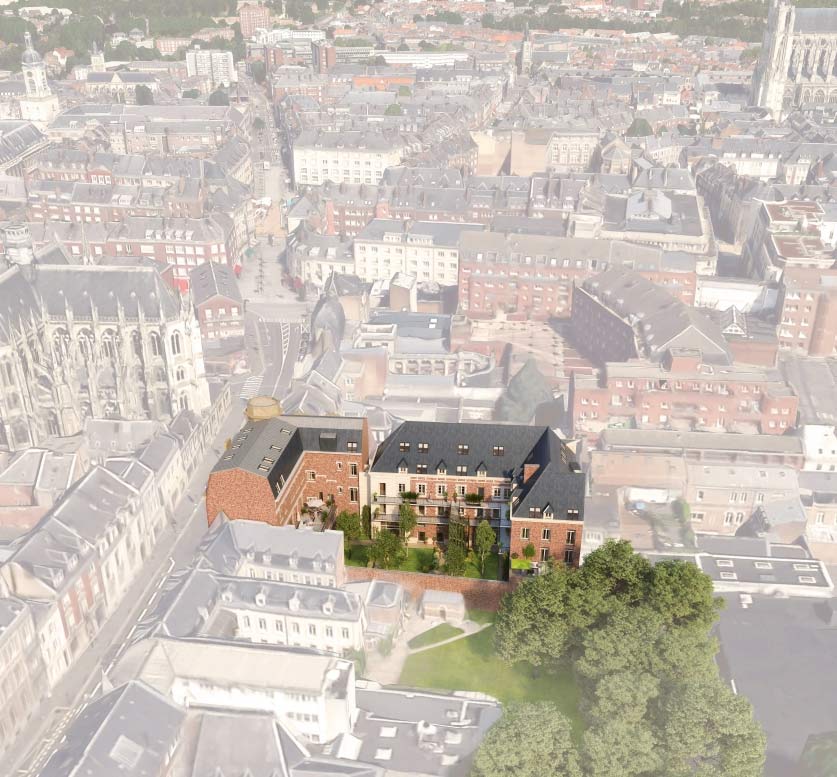 Investir à Amiens dans un programme immobilier avec son plan de masse précis
