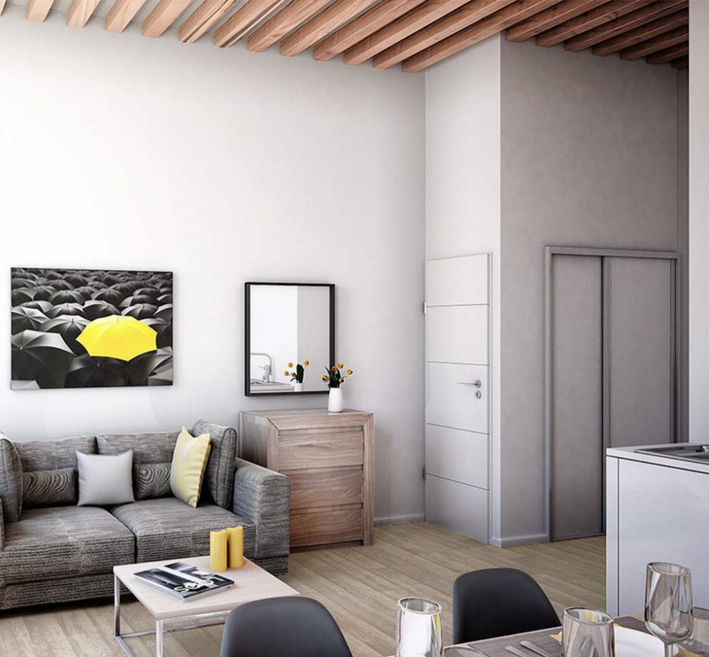 Investissement locatif au coeur de Lyon dans un appartement avec grande hauteur sous plafond