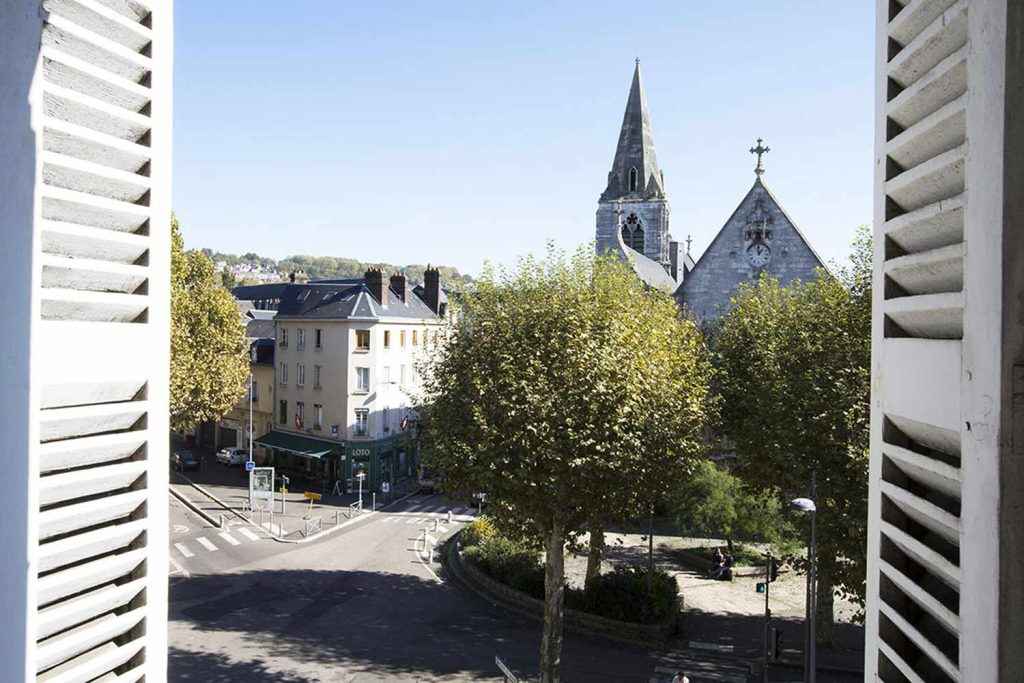 Investissement immobilier loi Malraux à Rouen avec vue sur l'église