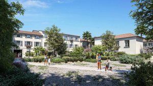 loi malraux immobilier-jardin de la résidenceéligible loi Malraux à Montpellier