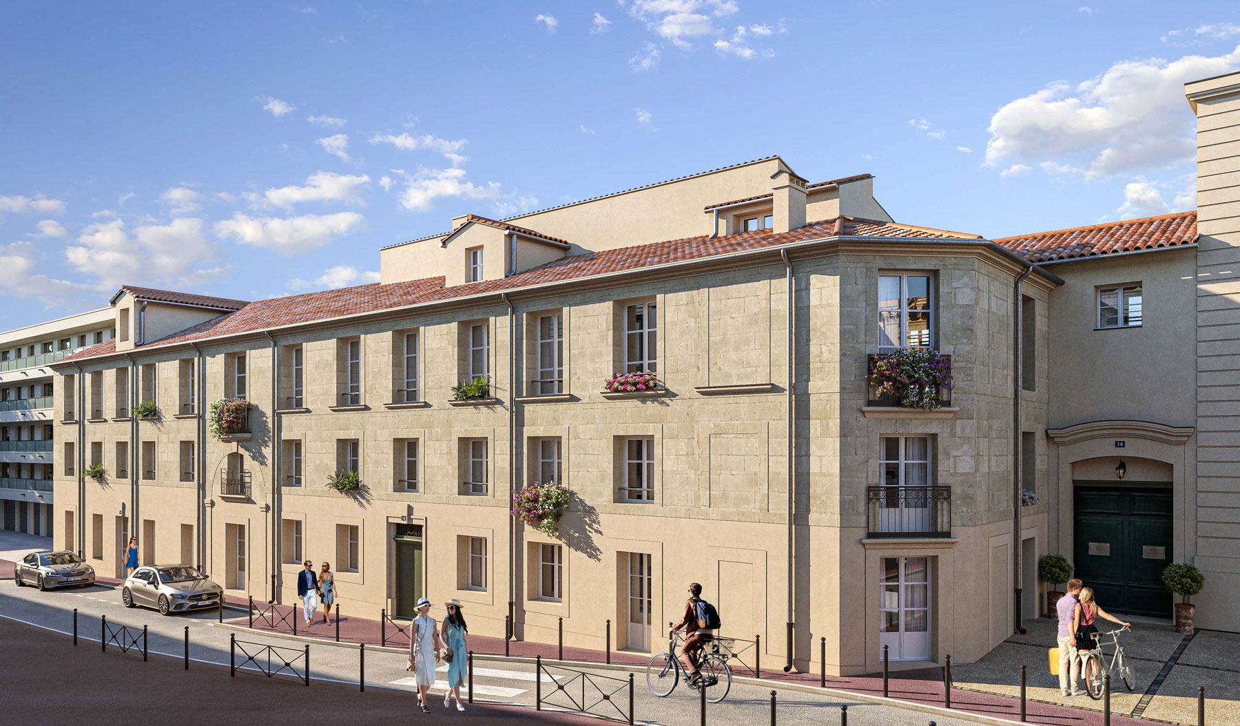 loi malraux immobilier façade immeuble ancien à Montpellier