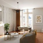investissement locatif le mans-salon meublé dans immeuble de prestige au Mans