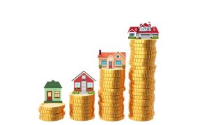 immobilier fractionné-pieces de monnaies empilées
