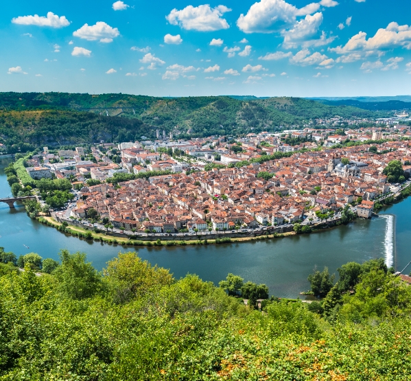 investir à cahors-vue de la ville de cahors
